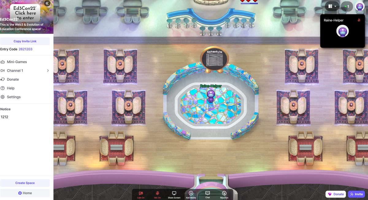 Ed3DAO UnConference 2022 in the Metaverse